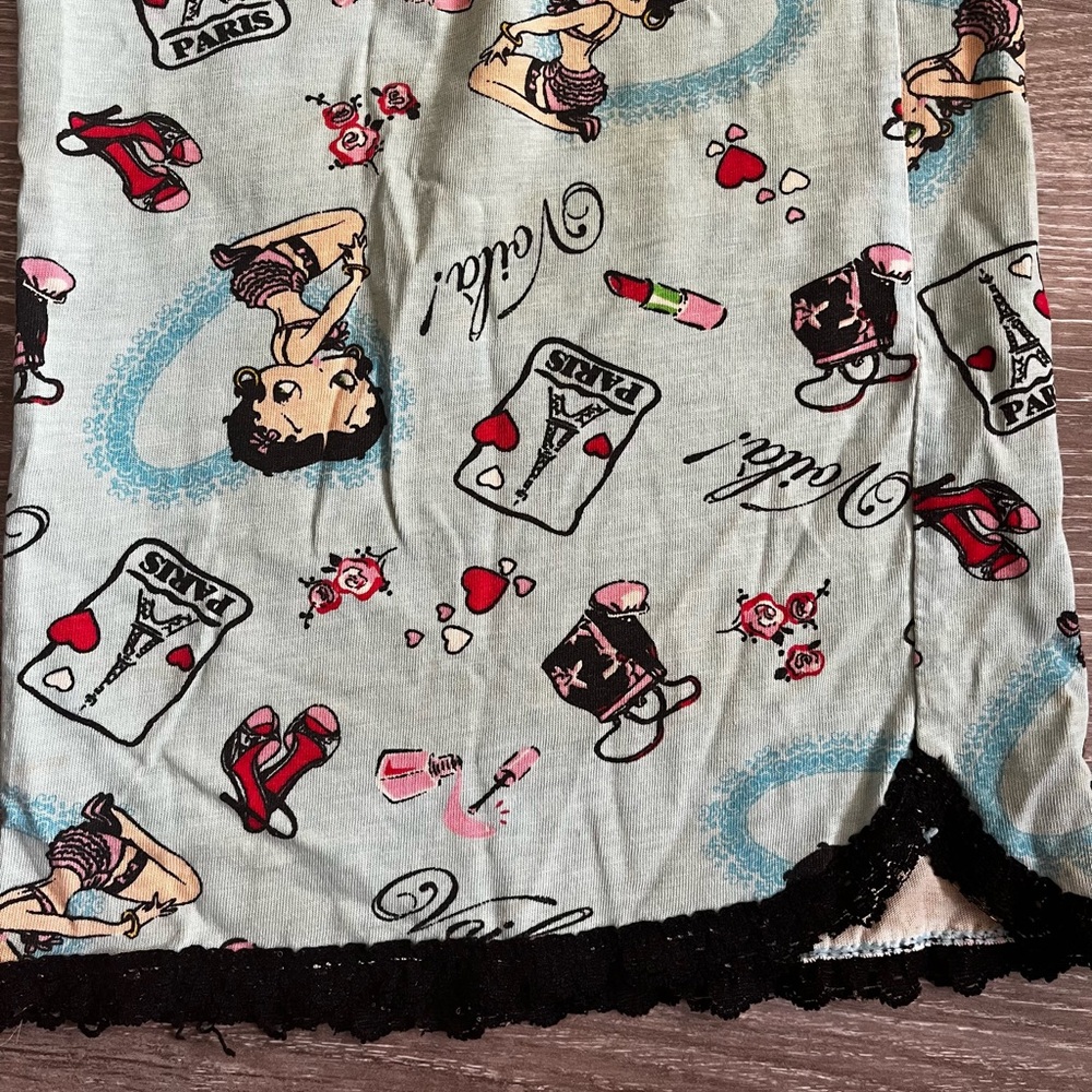Vintage Betty Boop Pj Pants - Picture 2 of 6